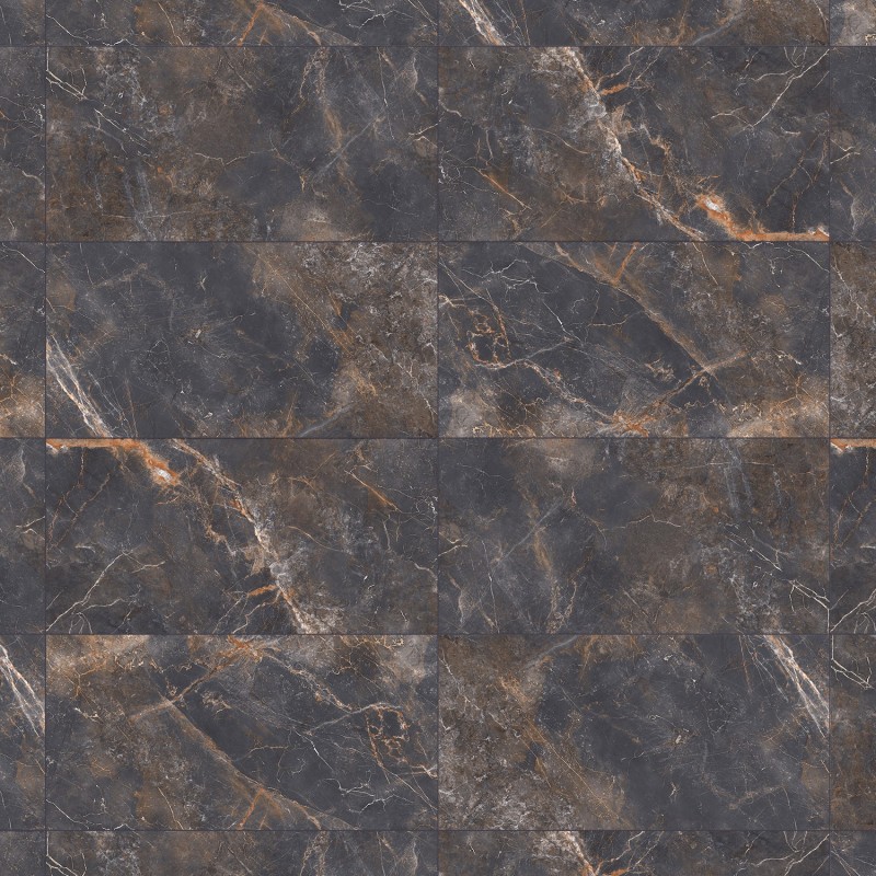 Mexen Visby Noir Grès Émaillé Rect. G1, Carreaux Ave Muraux-Sol 120 x 60 cm, Carving - TL428-120-060-02