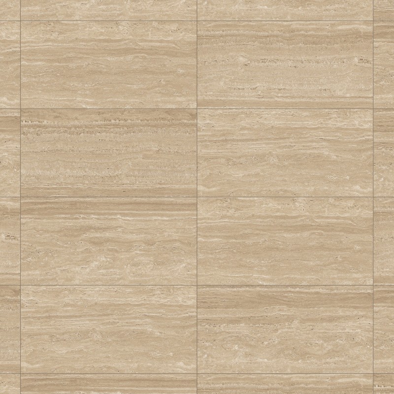 Mexen Neo Travertino Beige grès émaillé rectifié G1, carreaux muraux-sol 120 x 60 cm, mat - TL302-120-060-00