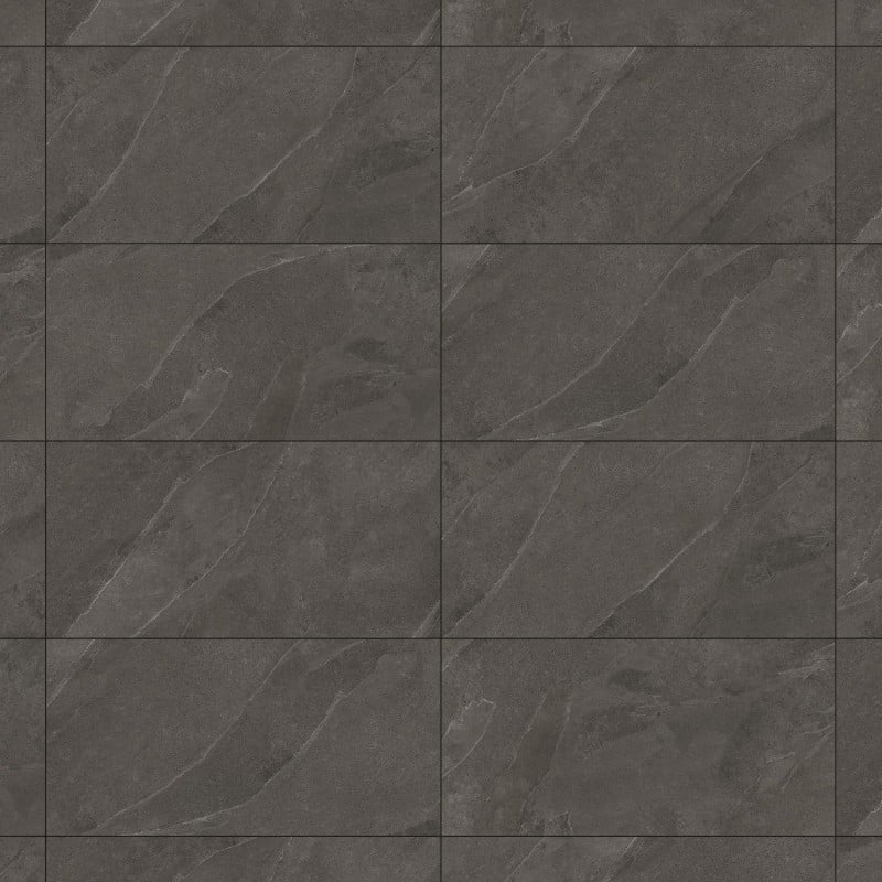 Mexen Aryan Nero grès émaillé rogné. G1, carreau sol-mur 120 x 60 cm, mat - TL310-120-060-04