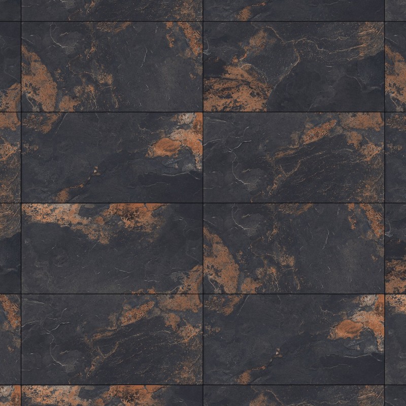 Mexen Rafael Graphite grès émaillé rectifié G1, carreau sol-mur 120 x 60 cm, mat - TL324-120-060-05