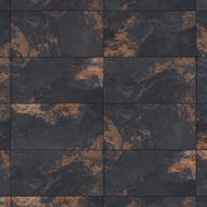 Mexen Rafael Graphite grès émaillé rectifié G1, carreau sol-mur 120 x 60 cm, mat - TL324-120-060-05