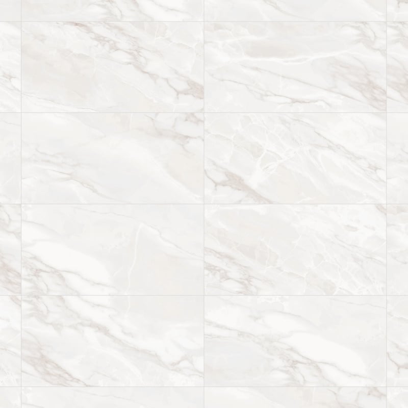 Mexen Sparta Bianco grès émaillé rectifié G1, carreau sol-mur 120 x 60 cm, brillant - TL101-120-060-00