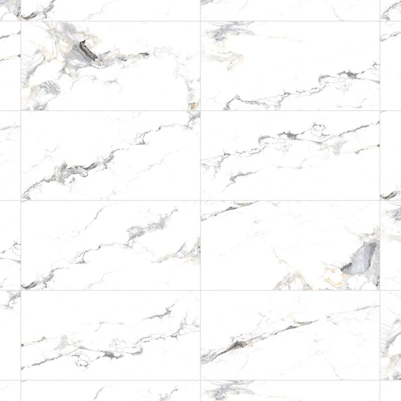 Mexen Nolte Gold grès émaillé rectifié G1, carreau sol-mur 120 x 60 cm, brillant - TL111-120-060-00