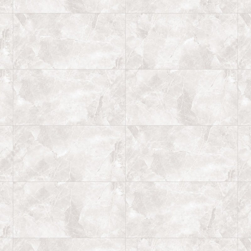 Mexen Eternity Gres bianco émaillé rectifié G1, carreau sol-mur 120 x 60 cm, brillant - TL112-120-060-00