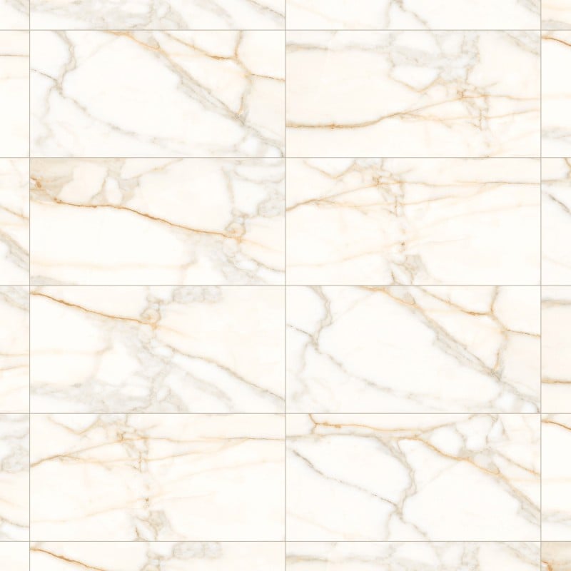 Mexen Viola or grès émaillé rectifié G1, carreau sol-mur 120 x 60 cm, brillant - TL130-120-060-01