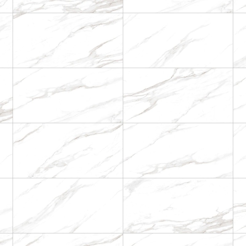 Mexen Belinda Gres gris émaillé rect. G1, carreaux muraux et de sol 120 x 60 cm, brillant - TL132-120-060-01