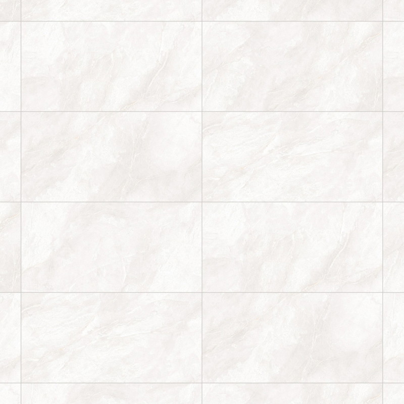 Mexen Walcey Bianco grès émaillé rectifié G1, carreau sol-mur 120 x 60 cm, brillant - TL150-120-060-00