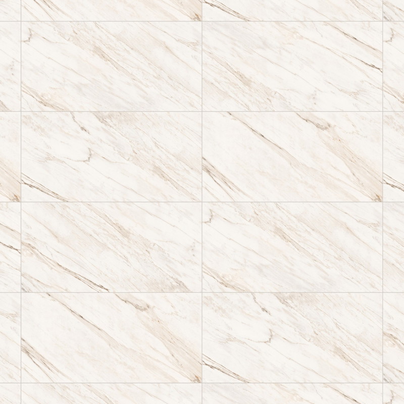 Mexen Angelo White grès émaillé rectifié G1, carreau sol-mur 120 x 60 cm, brillant - TL156-120-060-00