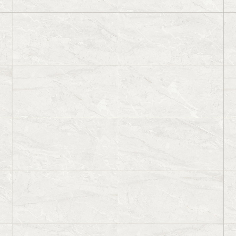 Mexen Krypton Bianco grès émaillé rectifié G1, carreau sol-mur 120 x 60 cm, brillant - TL170-120-060-01