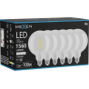 Mexen Vintis 6x Ampoule filament LED E27, G125, 12W, Neutre - 4000K, 1560 lm, transparent - L158-E27-1240-00x06