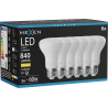 Mexen Nova 6x Ampoule LED E27, R63, 8W, Chaude - 3000K, 840 lm - L104-E27-0830-01x06