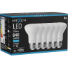 Mexen Nova 6x Ampoule LED E27, R63, 8W, Froid - 6500K, 840 lm - L104-E27-0865-01x06