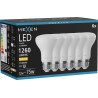 Mexen Nova 6x Ampoule LED E27, R63, 12W, Chaude - 3000K, 1260 lm - L104-E27-1230-01x06