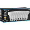 Mexen Nova 10x Ampoule LED E27, R80, 12W, Chaude - 3000K, 1260 lm - L105-E27-1230-01x10