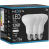 Mexen Nova 3x Ampoule LED E27, R80, 12W, Neutre - 4000K, 1260 lm - L105-E27-1240-01x03