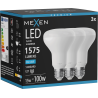Mexen Nova 3x Ampoule LED E27, R80, 15W, Froide - 6500K, 1575 lm - L105-E27-1565-01x03