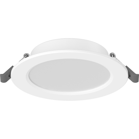 Mexen LDRR Panneau plafonnier encastré downlight LED fi 12 cm, 6W, Neutre - 4000K, 600 lm, blanc - L210-012-0640-20