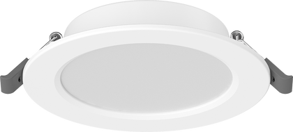 Mexen LDRR Panneau plafonnier encastré downlight LED fi 12 cm, 6W, Neutre - 4000K, 600 lm, blanc - L210-012-0640-20