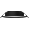 Mexen LDRR plafond encastré downlight LED fi 12 cm, 6W, Neutre - 4000K, 390 lm, noir - L210-012-0640-70