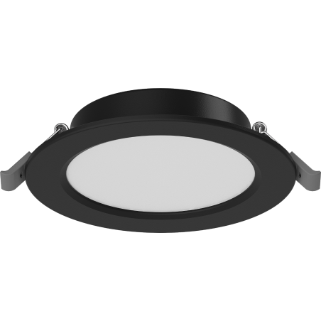 Mexen LDRR plafond encastré downlight LED fi 12 cm, 6W, Neutre - 4000K, 390 lm, noir - L210-012-0640-70