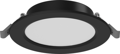 Mexen LDRR plafond encastré downlight LED fi 12 cm, 6W, Neutre - 4000K, 390 lm, noir - L210-012-0640-70