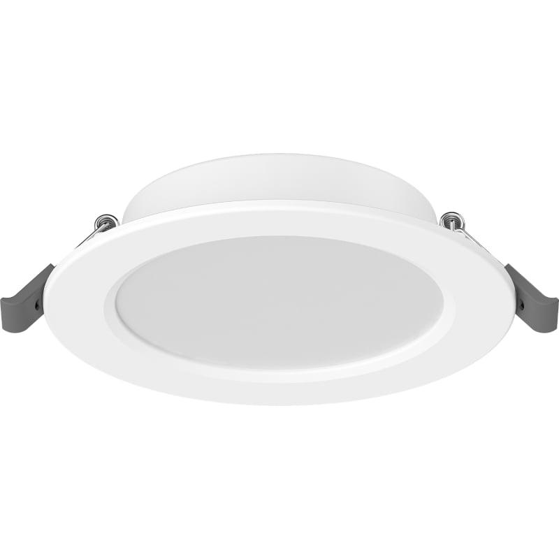 Mexen LDRR panneau de plafond LED encastré downlight, Ø 12 cm, 6W, Froid - 6500K, 600 lm, blanc - L210-012-0665-20