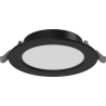 Mexen LDRR panneau de plafond LED encastré fi 12 cm, 6W, Froid - 6500K, 450 lm, noir - L210-012-0665-70