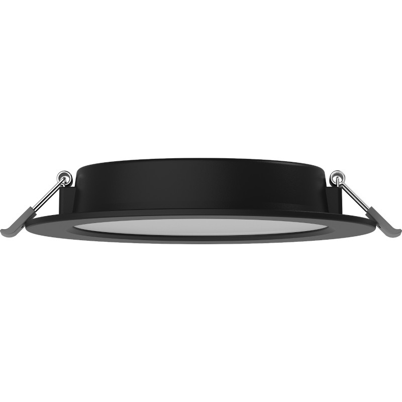 Mexen LDRR panneau de plafond encastré LED downlight fi 14 cm, 9W, Neutre - 4000K, 720 lm, noir - L210-014-0940-70