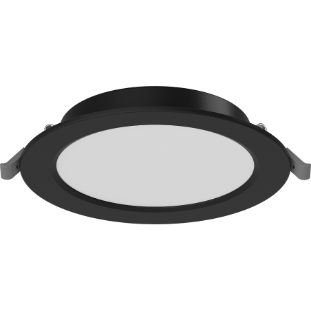 Mexen LDRR panneau de plafond encastré LED downlight fi 14 cm, 9W, Neutre - 4000K, 720 lm, noir - L210-014-0940-70
