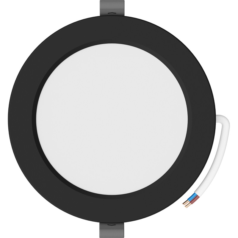 Mexen LDRR panneau de plafond encastré LED downlight fi 14 cm, 9W, Neutre - 4000K, 720 lm, noir - L210-014-0940-70