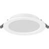 Mexen LDRR panneau de plafond downlight LED encastré fi 14 cm, 9W, Froid - 6500K, 990 lm, blanc - L210-014-0965-20