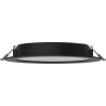 Mexen LDRR panneau de plafond encastré LED downlight, diamètre 17 cm, 12W, Neutre - 4000K, 900 lm, noir - L210-017-1240-70