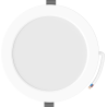 Mexen LDRR panneau de plafond encastré LED downlight fi 17 cm, 12W, Froid - 6500K, 1320 lm, blanc - L210-017-1265-20