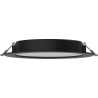Mexen LDRR plafonnier LED encastrable downlight, diamètre 17 cm, 12W, Froid - 6500K, 960 lm, noir - L210-017-1265-70