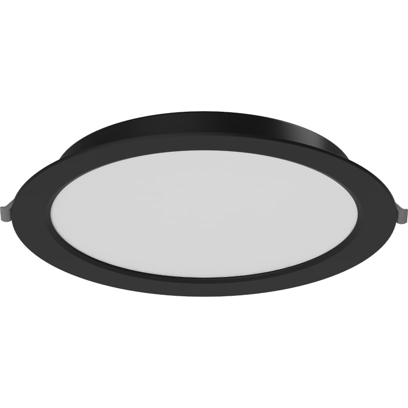 Mexen LDRR plafonnier encastré downlight LED diamètre 22 cm, 18W, Neutre - 4000K, 1440 lm, noir - L210-022-1840-70