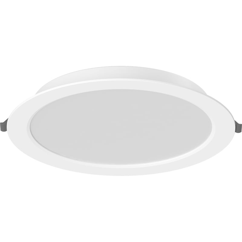 Mexen LDRR panneau de plafond encastré downlight LED diamètre 22 cm, 18W, Froid - 6500K, 1980 lm, blanc - L210-022-1865-20