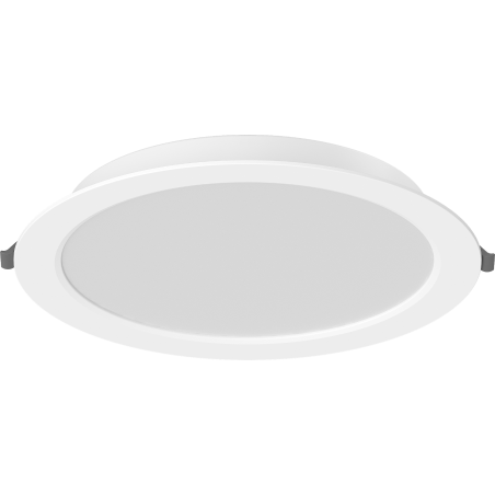 Mexen LDRR panneau de plafond encastré downlight LED diamètre 22 cm, 18W, Froid - 6500K, 1980 lm, blanc - L210-022-1865-20