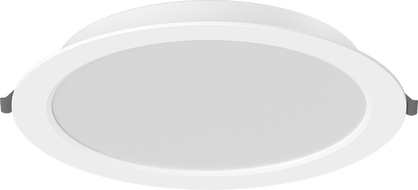 Mexen LDRR panneau de plafond encastré downlight LED diamètre 22 cm, 18W, Froid - 6500K, 1980 lm, blanc - L210-022-1865-20
