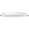Mexen LDRR panneau de plafond encastré downlight LED diamètre 22 cm, 18W, Froid - 6500K, 1980 lm, blanc - L210-022-1865-20