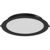 Mexen LDRR panneau de plafond encastré LED Downlight, diamètre 22 cm, 18W, Froid - 6500K, 1440 lm, noir - L210-022-1865-70