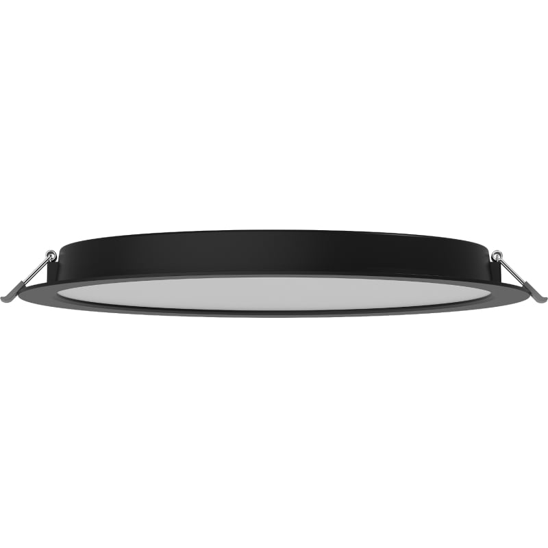 Mexen LDRR panneau plafond downlight LED encastré fi 30 cm, 24W, Neutre - 4000K, 1920 lm, noir - L210-030-2440-70