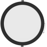Mexen LDRR panneau plafond downlight LED encastré fi 30 cm, 24W, Neutre - 4000K, 1920 lm, noir - L210-030-2440-70