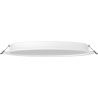 Mexen LDRR panneau de plafond downlight LED encastré fi 30 cm, 24W, Froid - 6500K, 2640 lm, blanc - L210-030-2465-20