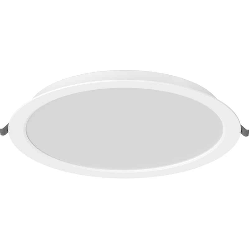 Mexen LDRR panneau de plafond downlight LED encastré fi 30 cm, 24W, Froid - 6500K, 2640 lm, blanc - L210-030-2465-20