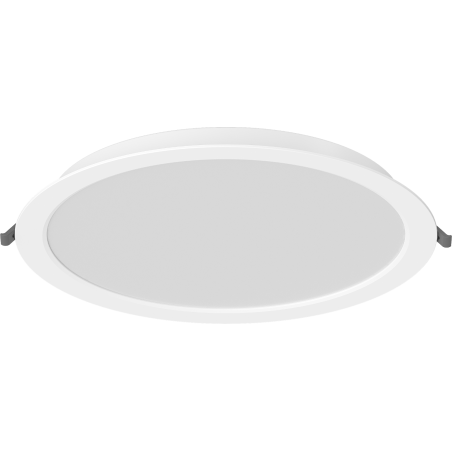 Mexen LDRR panneau de plafond downlight LED encastré fi 30 cm, 24W, Froid - 6500K, 2640 lm, blanc - L210-030-2465-20
