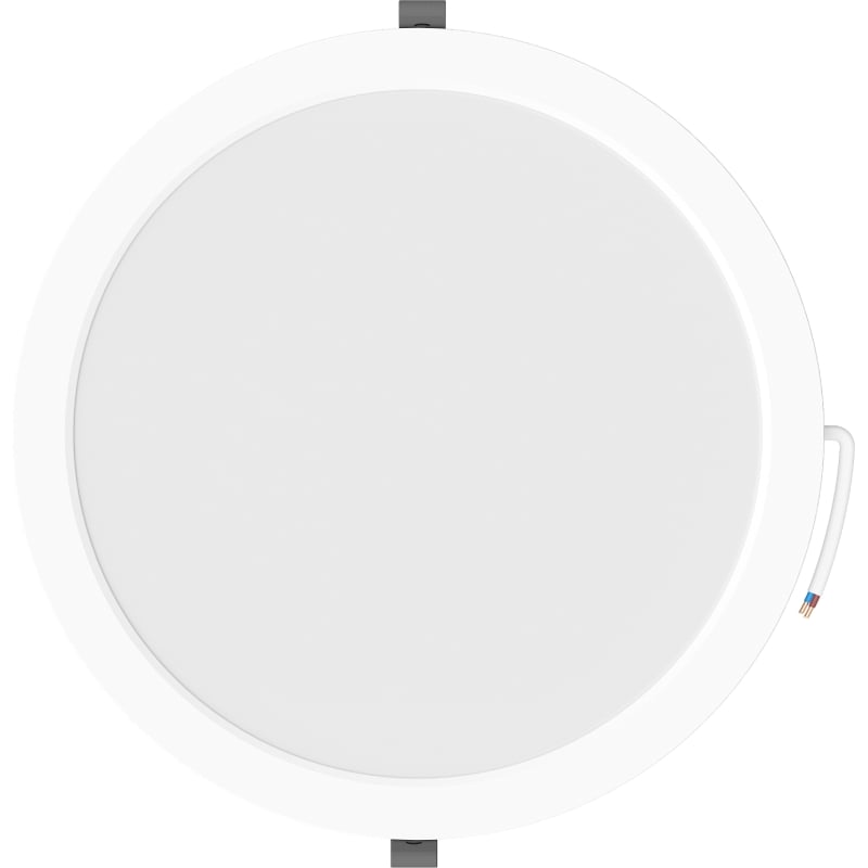 Mexen LDRR panneau de plafond downlight LED encastré fi 30 cm, 24W, Froid - 6500K, 2640 lm, blanc - L210-030-2465-20
