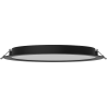 Mexen LDRR panneau de plafond downlight LED encastré fi 30 cm, 24W, Froid - 6500K, 1920 lm, noir - L210-030-2465-70