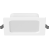 Mexen LDRR panneau de plafond encastré downlight LED 12 x 12 cm, 6W, Neutre - 4000K, 600 lm, blanc - L211-012-0640-20