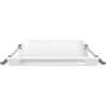 Mexen LDRR panneau de plafond encastré downlight LED 12 x 12 cm, 6W, Neutre - 4000K, 600 lm, blanc - L211-012-0640-20