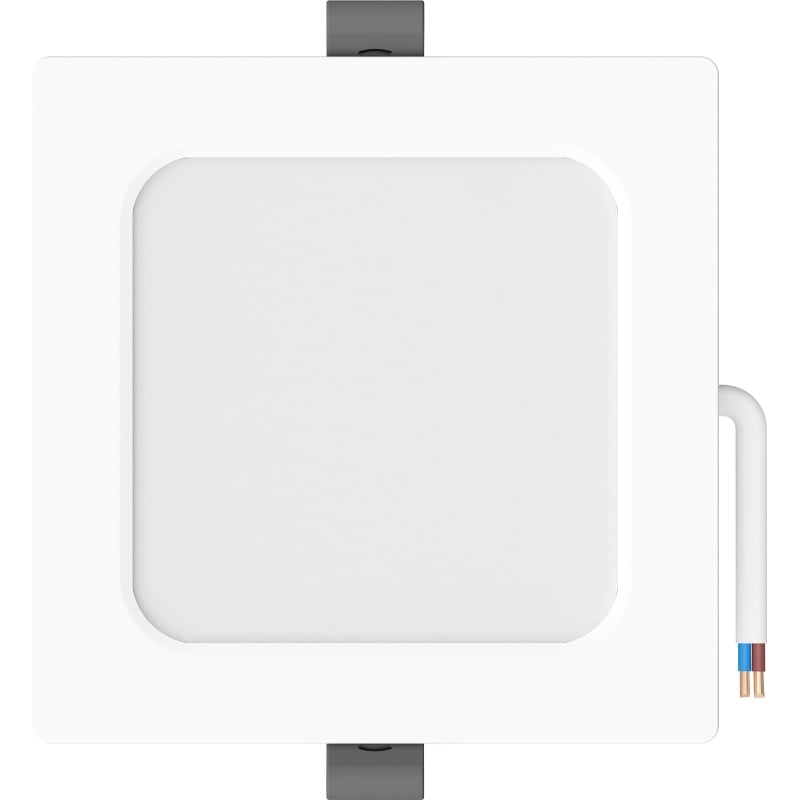 Mexen LDRR panneau de plafond encastré downlight LED 12 x 12 cm, 6W, Neutre - 4000K, 600 lm, blanc - L211-012-0640-20